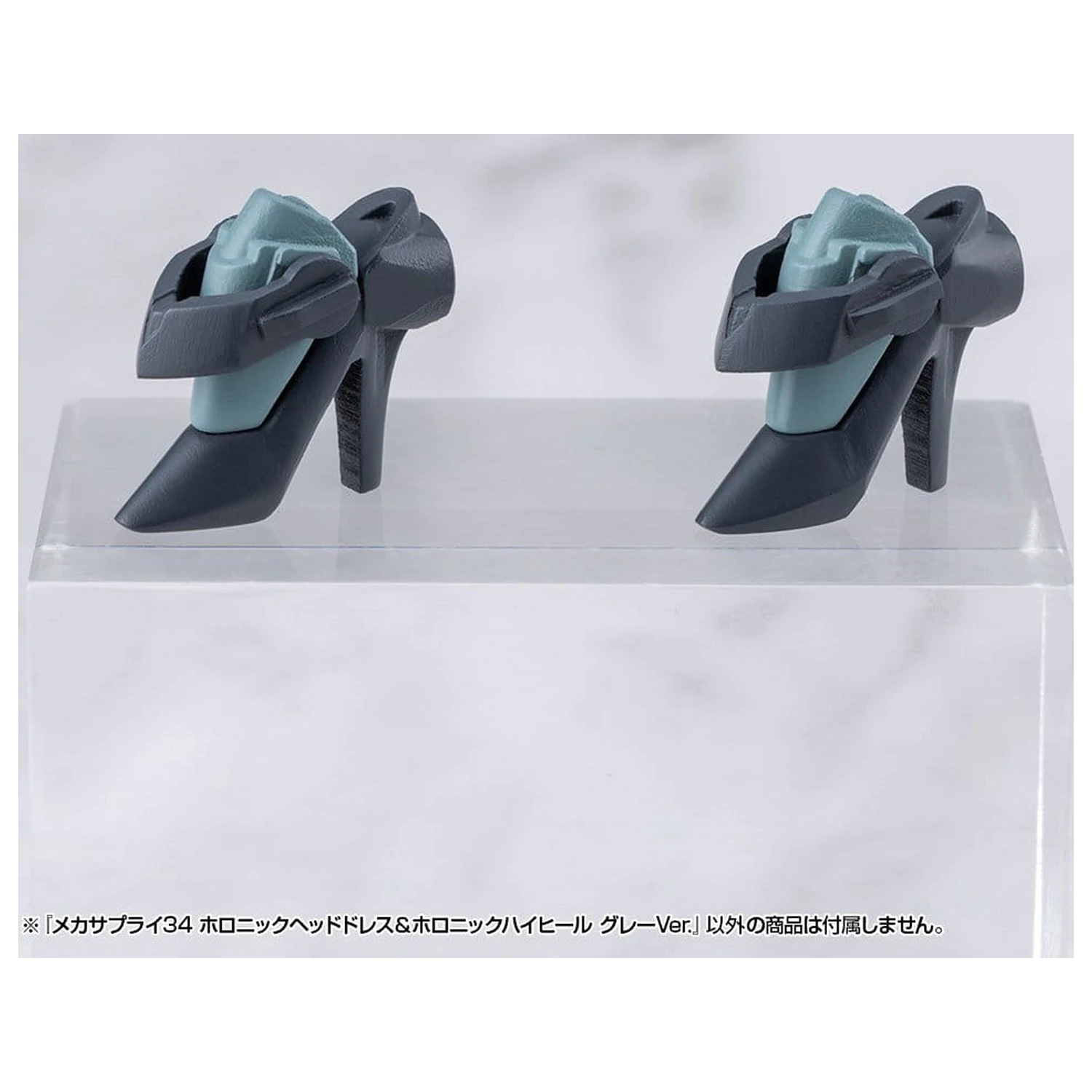Kotobukiya M.S.G. Model Kit Accessory Set Mecha Supply 34 Holonic Headdress & Holonic High Heels Grey Ver. product photo