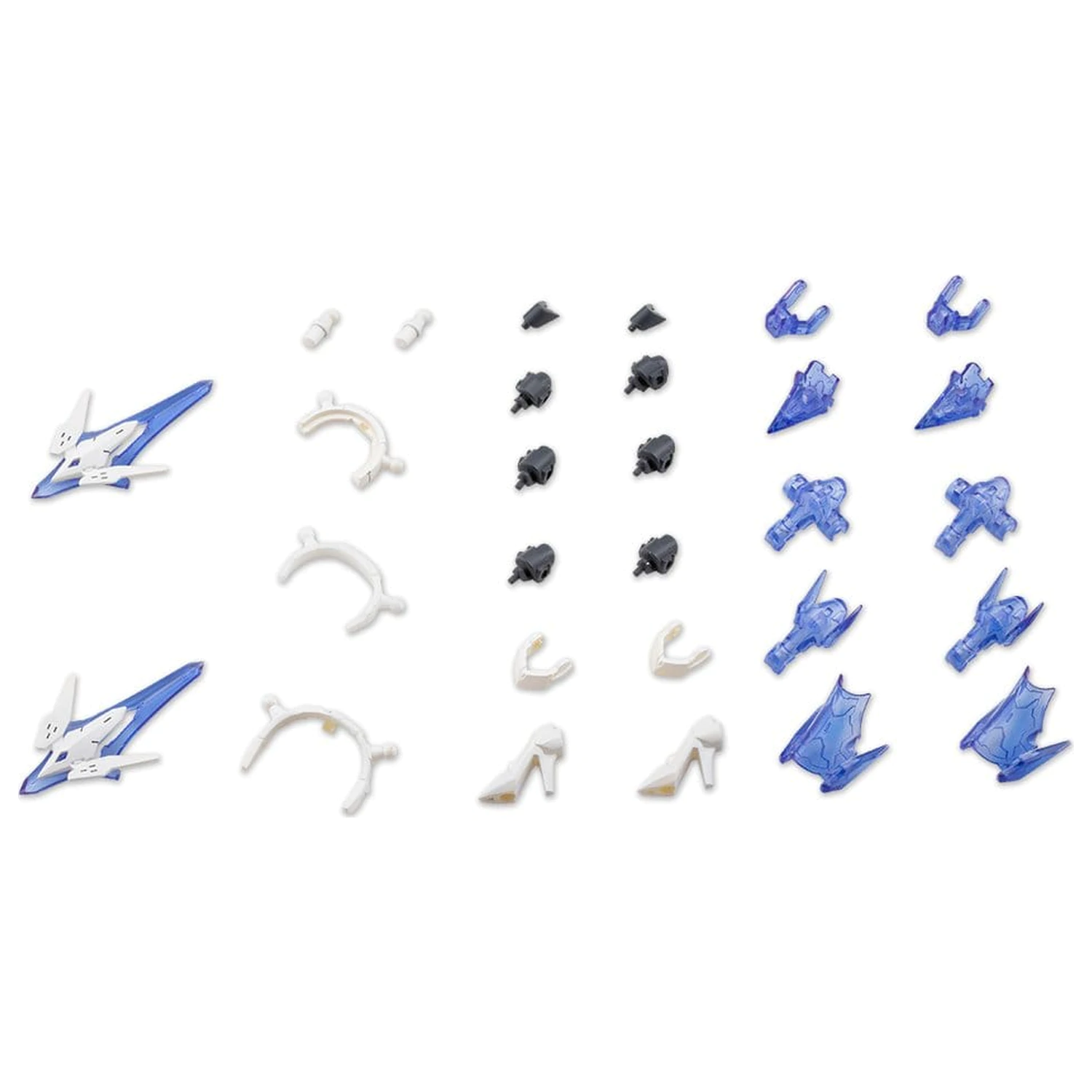 Kotobukiya M.S.G. Model Kit Accessory Set Mecha Supply 34 Holonic Headdress & Holonic High Heels White Ver. product photo