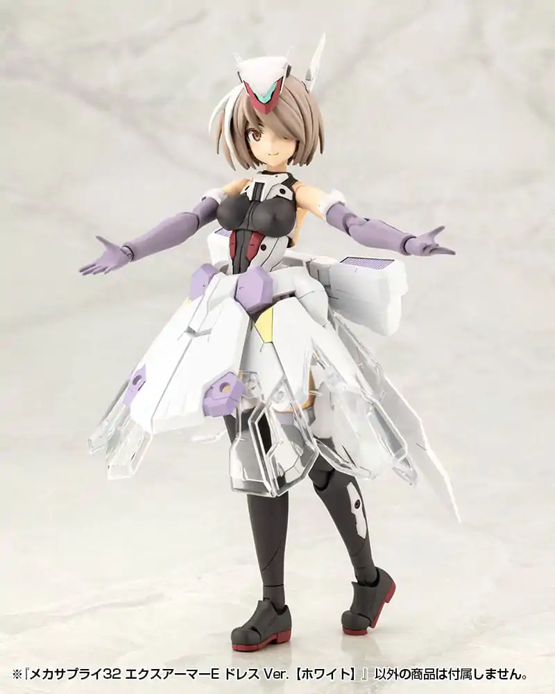 Kotobukiya M.S.G. Model Kit Accessory Set Mecha Supply Y32 Expansion Armor Type E Dress Ver. White product photo