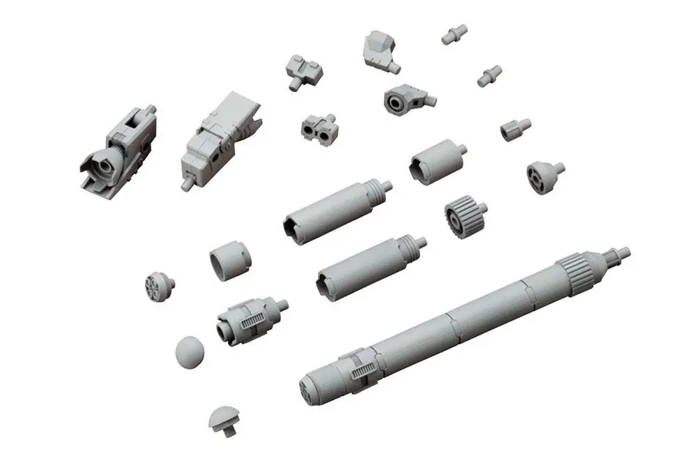 Kotobukiya M.S.G. Model Kit Accesoory Set Mecha Supply04 Propellant Tank Type Round 11 cm product photo