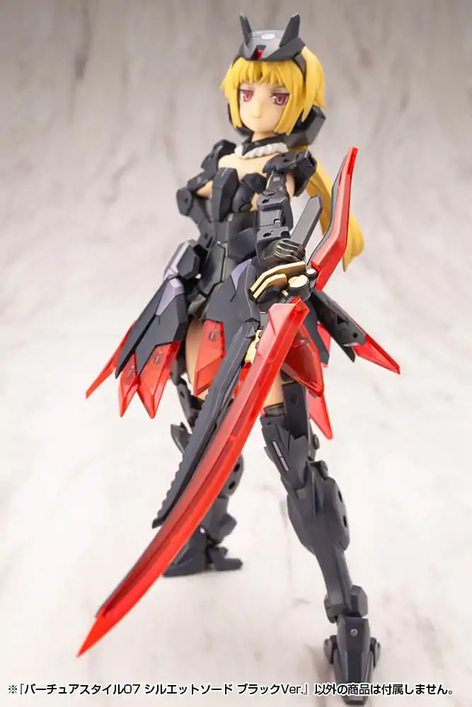 Kotobukiya M.S.G. Model Kit Accessory Set Virtuous Style 06 Silhouette Sword Black Ver. product photo