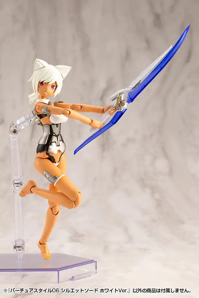 Kotobukiya M.S.G. Model Kit Accessory Set Virtuous Style 06 Silhouette Sword White Ver. product photo