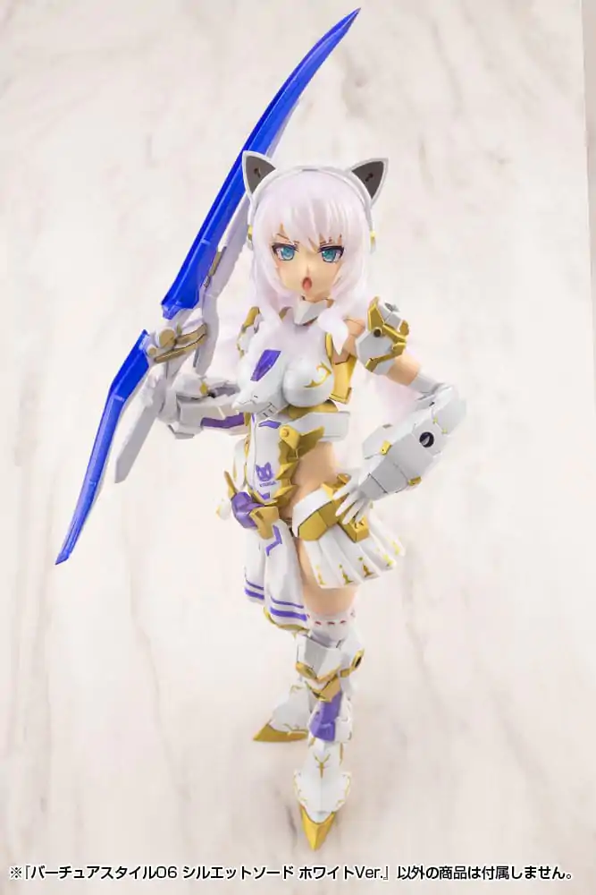 Kotobukiya M.S.G. Model Kit Accessory Set Virtuous Style 06 Silhouette Sword White Ver. product photo