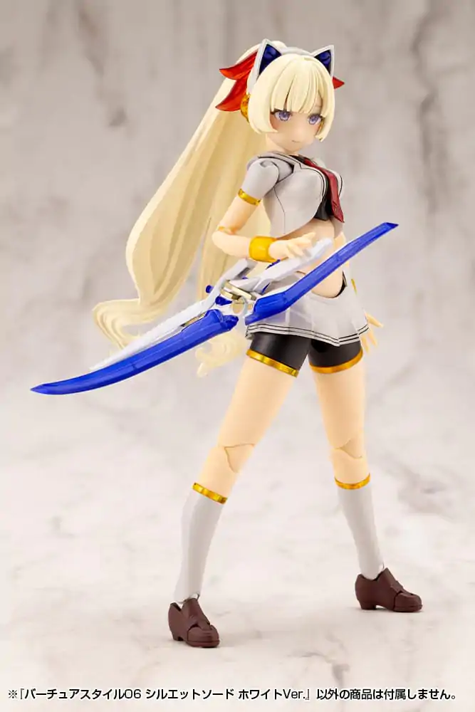 Kotobukiya M.S.G. Model Kit Accessory Set Virtuous Style 06 Silhouette Sword White Ver. product photo