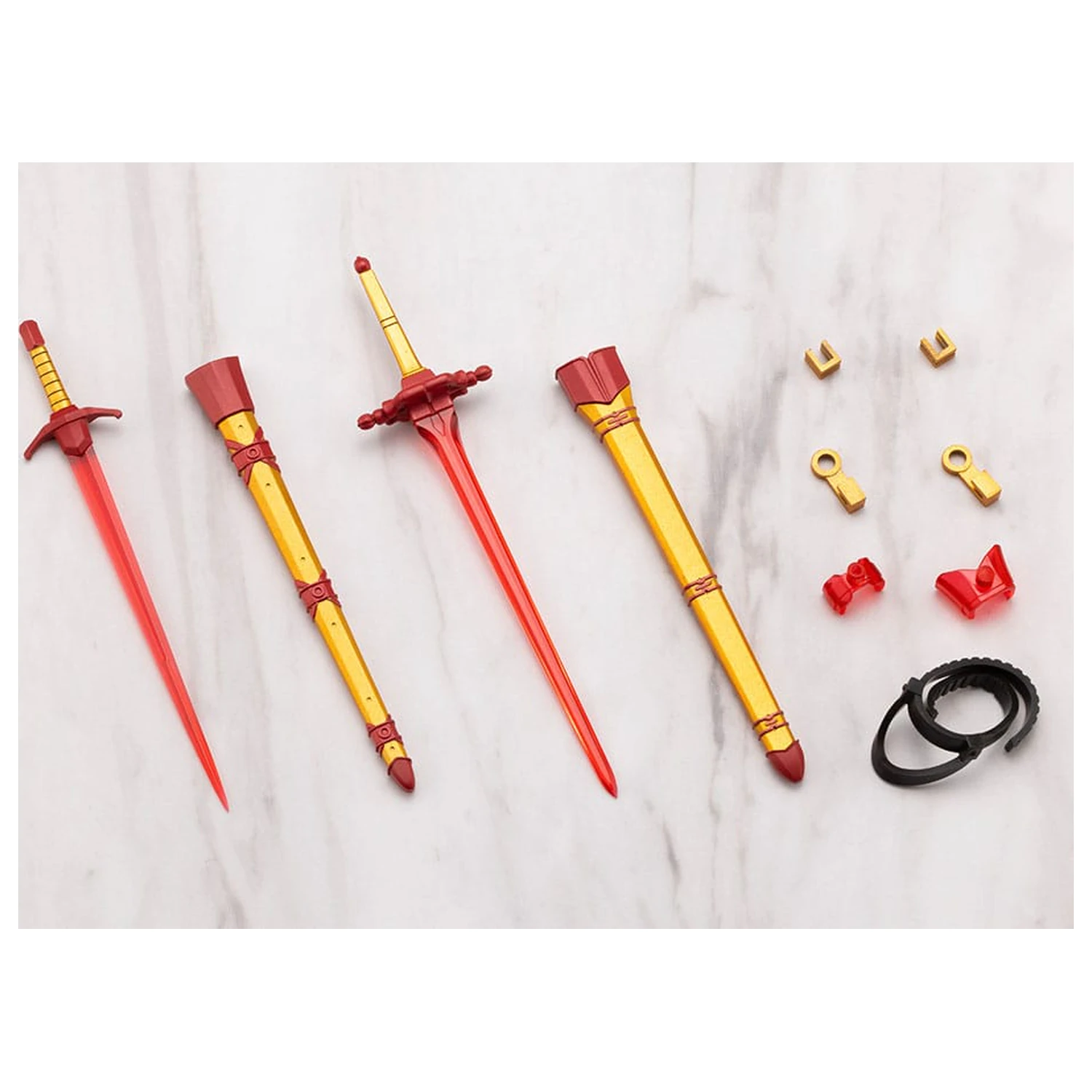 Kotobukiya M.S.G. Model Kit Accessory Set Virtuous Style 09 Sword Set A Flamerite Ver. product photo