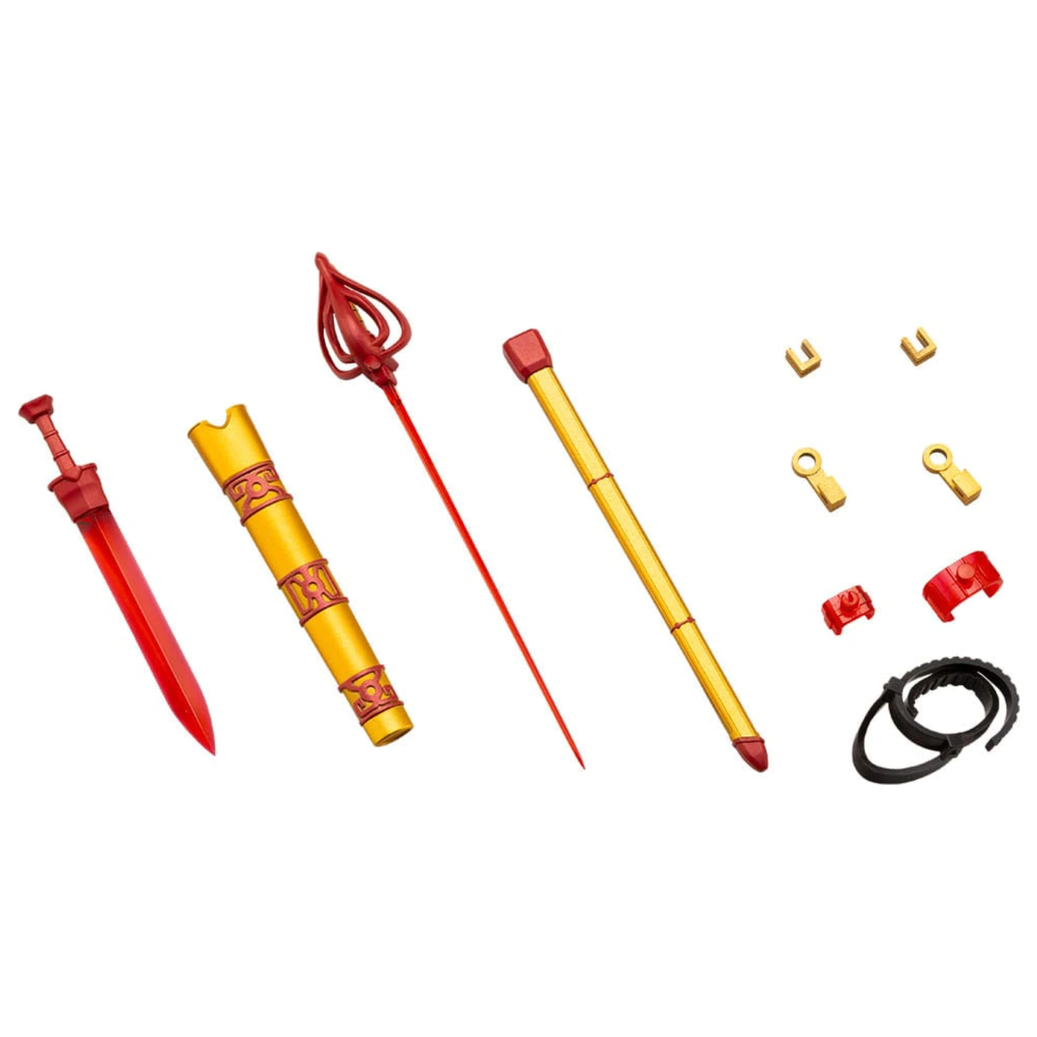 Kotobukiya M.S.G. Model Kit Accessory Set Virtuous Style 10 Sword Set B Flamerite Ver.    product photo