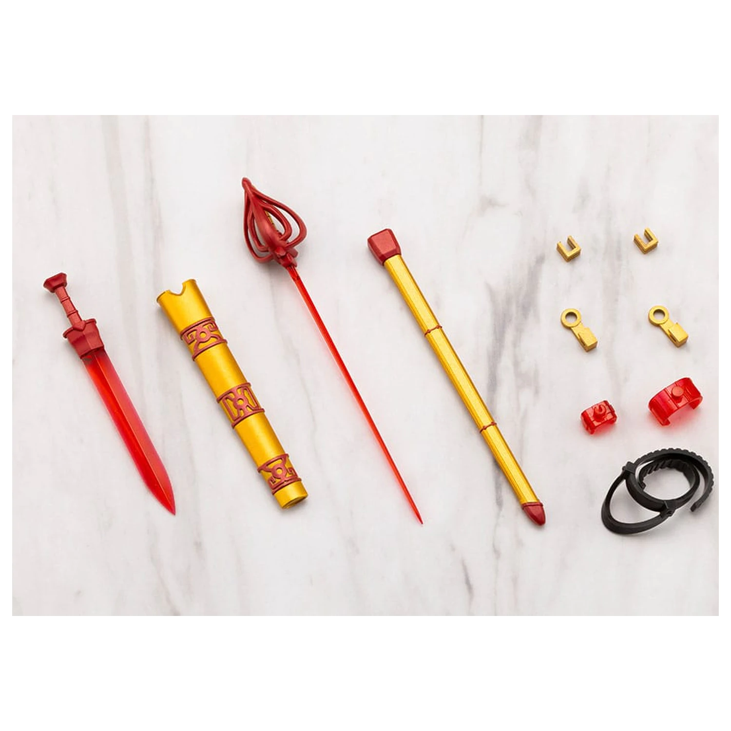 Kotobukiya M.S.G. Model Kit Accessory Set Virtuous Style 10 Sword Set B Flamerite Ver.    product photo