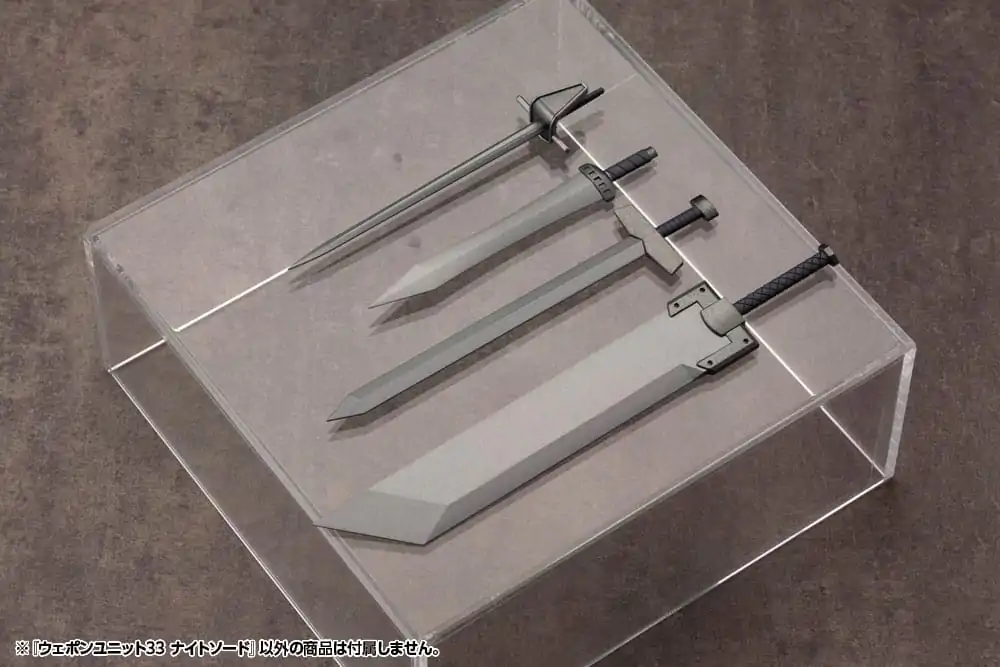 Kotobukiya M.S.G. Model Kit Accessory Set Weapon Unit 33 Knight Sword product photo