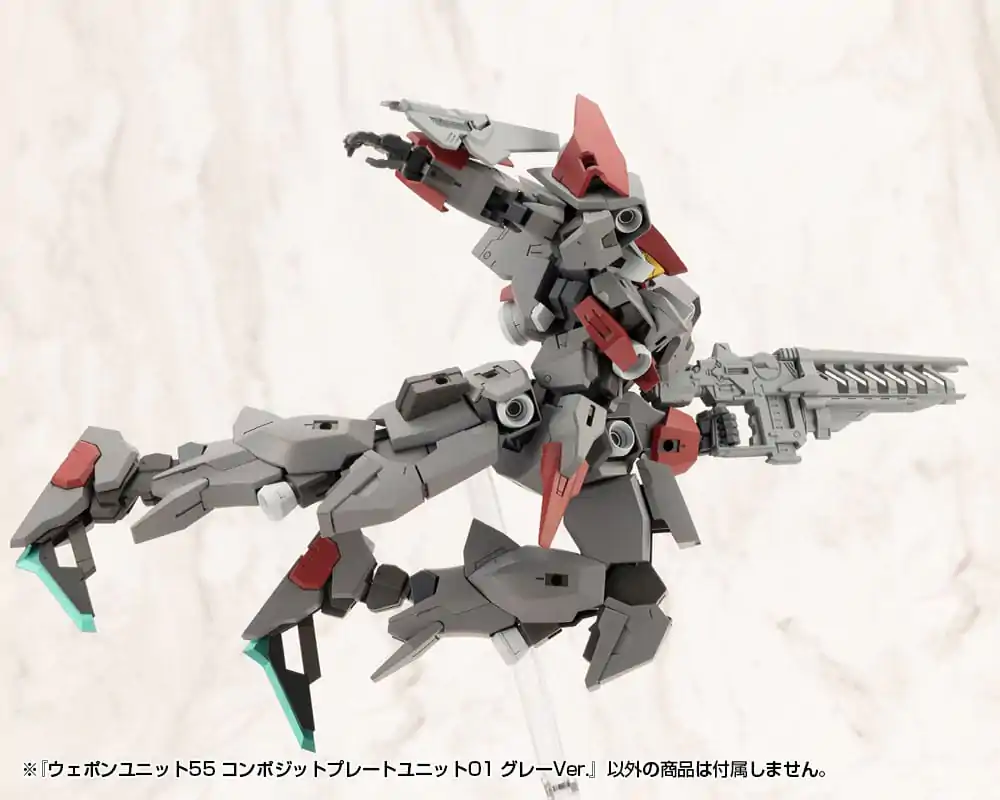 Kotobukiya M.S.G. Model Kit Accessory Set Weapon Unit 55 Composite Plate Unit 01 Gray Ver. product photo