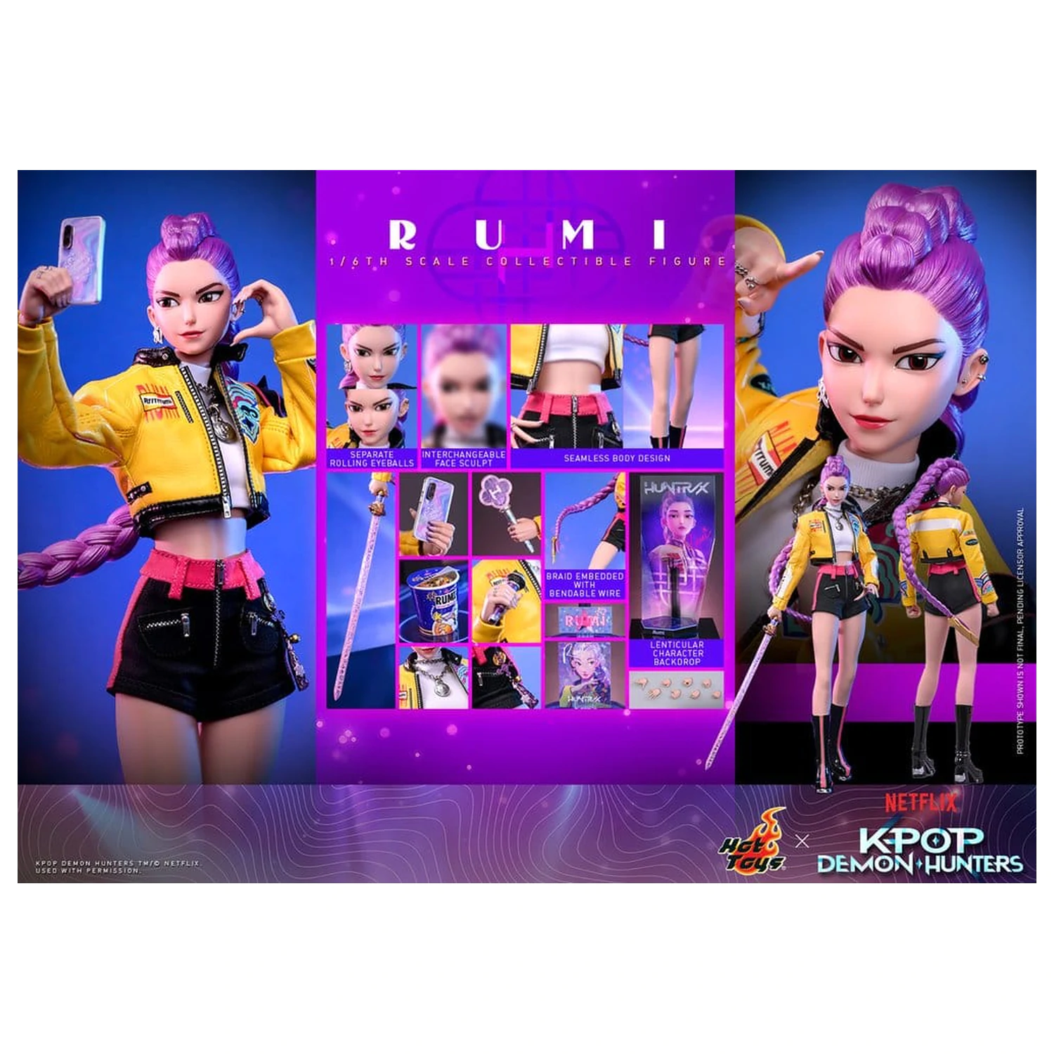 KPop Demon Hunters Action Figure 1/6 Rumi 28 cm product photo