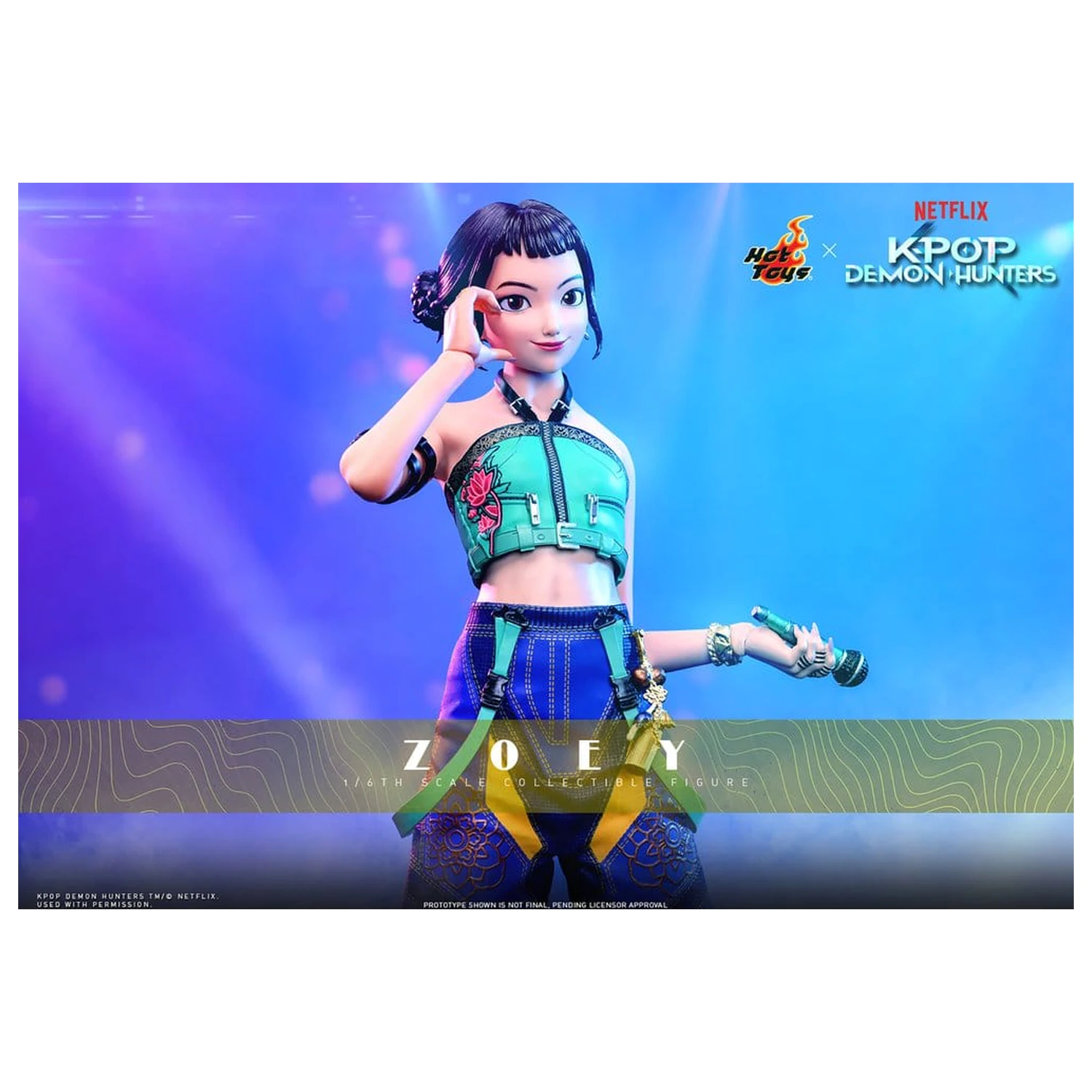 KPop Demon Hunters Action Figure 1/6 Zoey 27 cm product photo