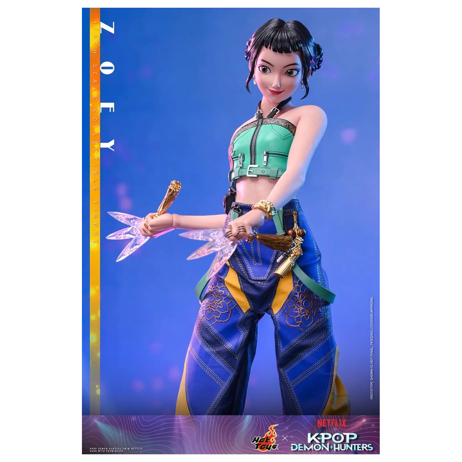 KPop Demon Hunters Action Figure 1/6 Zoey 27 cm product photo