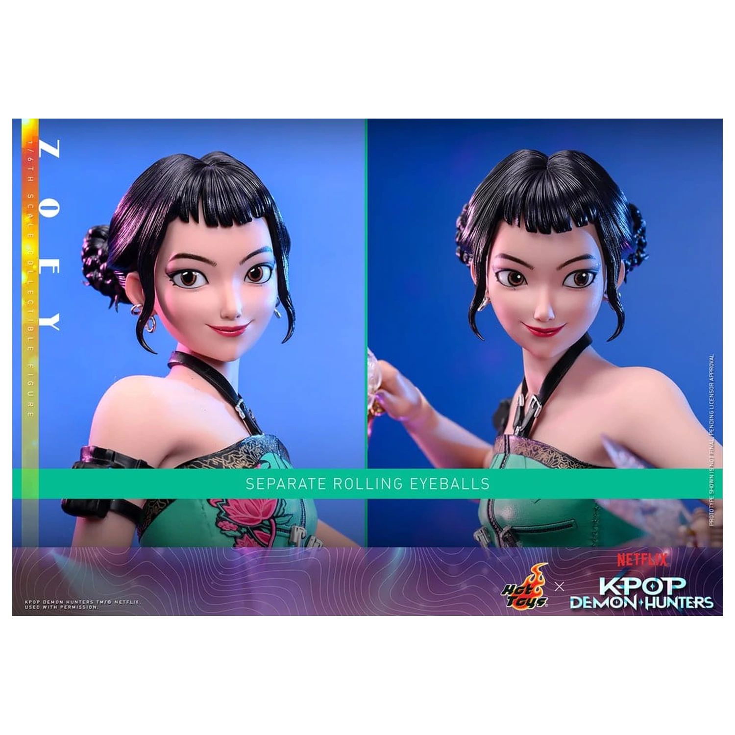 KPop Demon Hunters Action Figure 1/6 Zoey 27 cm product photo