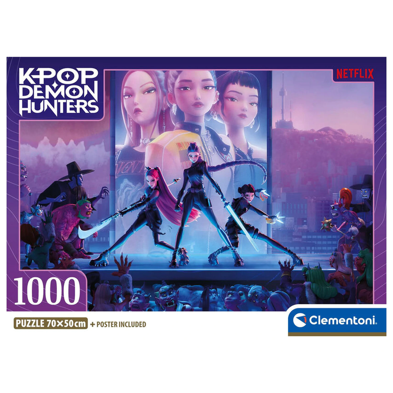 Kpop Demon Hunters 1 puzzle 1000pcs product photo