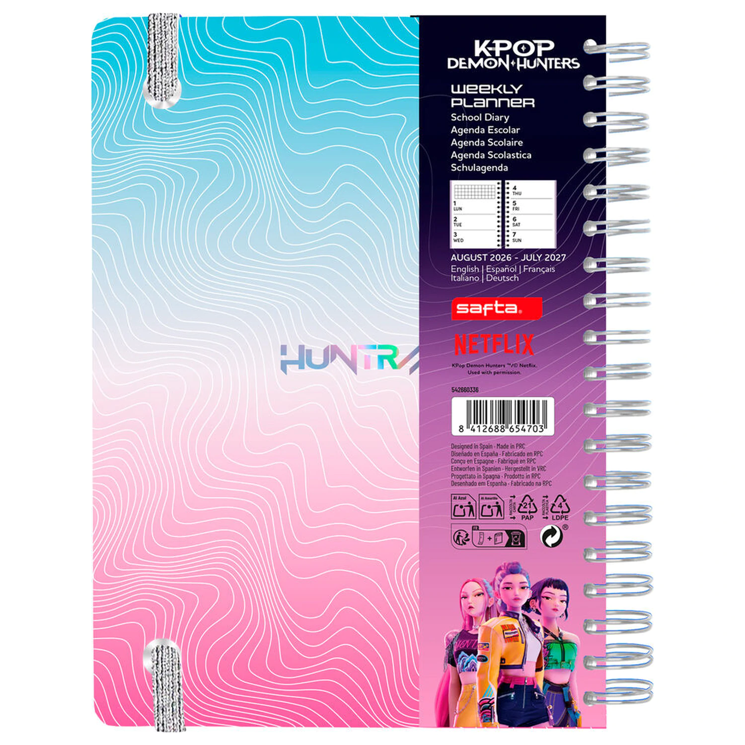 KPop Demon Hunters 2026/2027 School Calendar product photo