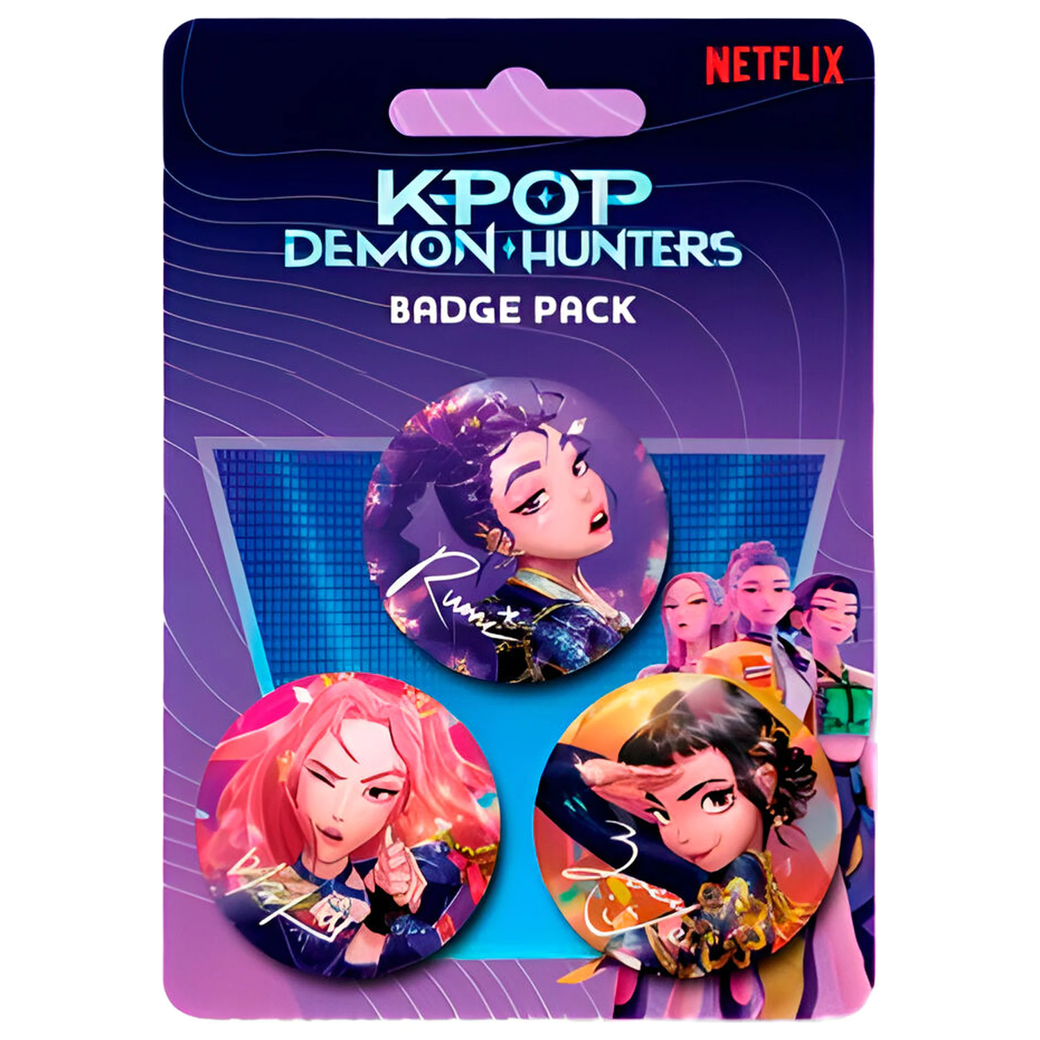 KPop Demon Hunters pack 3 badge product photo