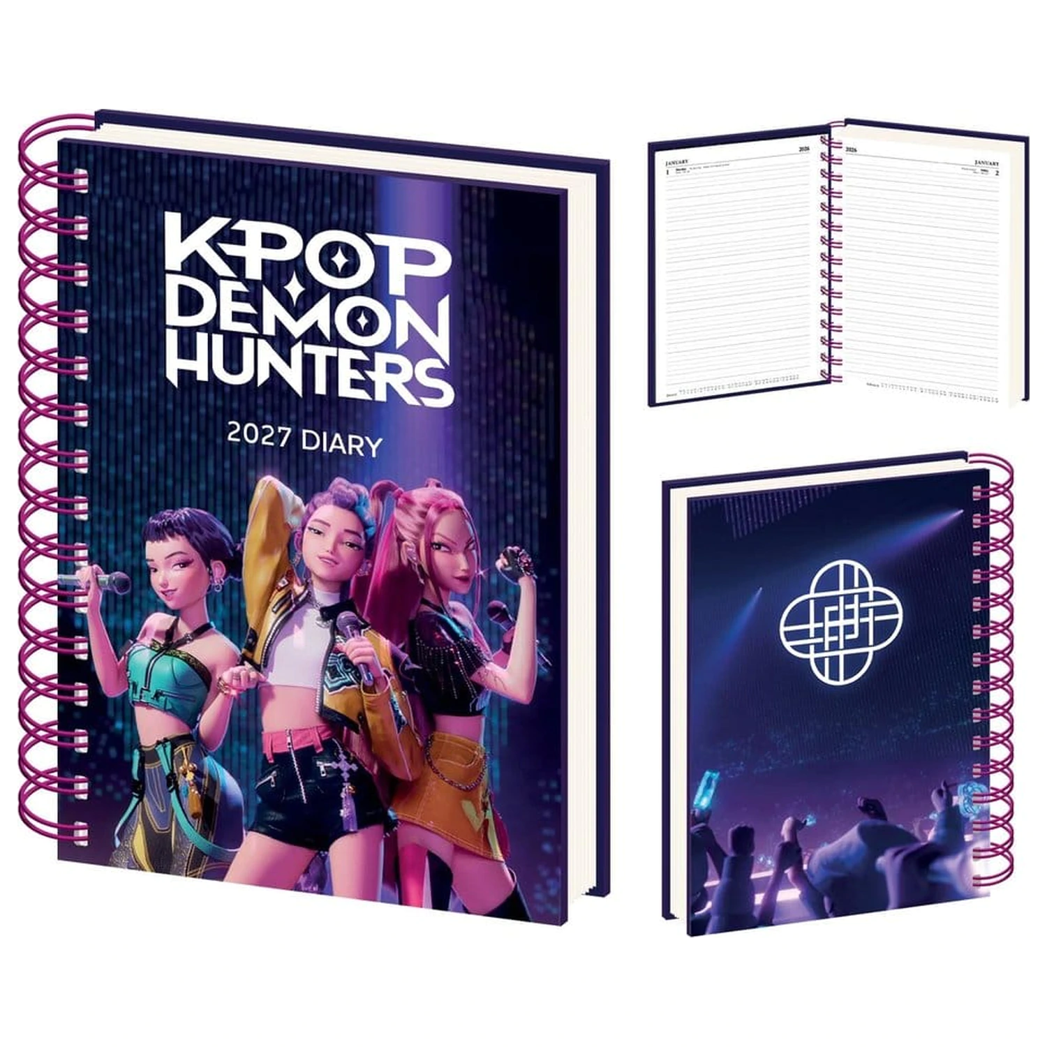 KPop Demon Hunters A5 Wiro Diary 2027 product photo