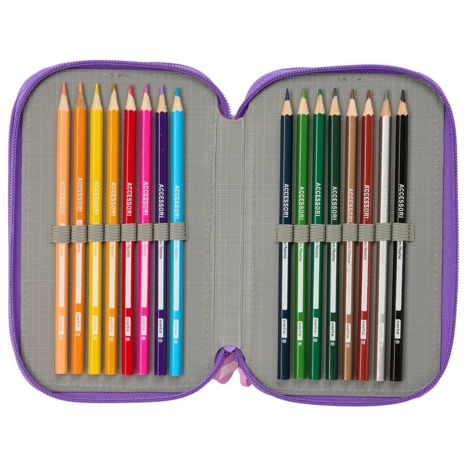 Kpop Demon Hunters Battle triple pencil case 37pcs product photo
