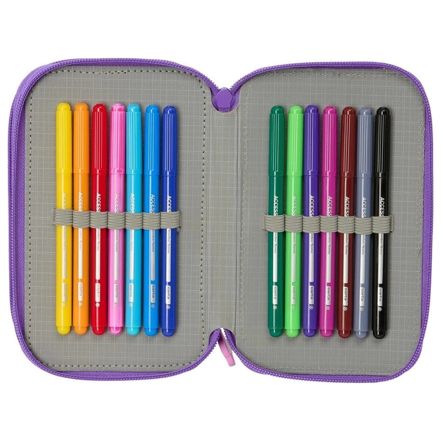 Kpop Demon Hunters Battle triple pencil case 37pcs product photo
