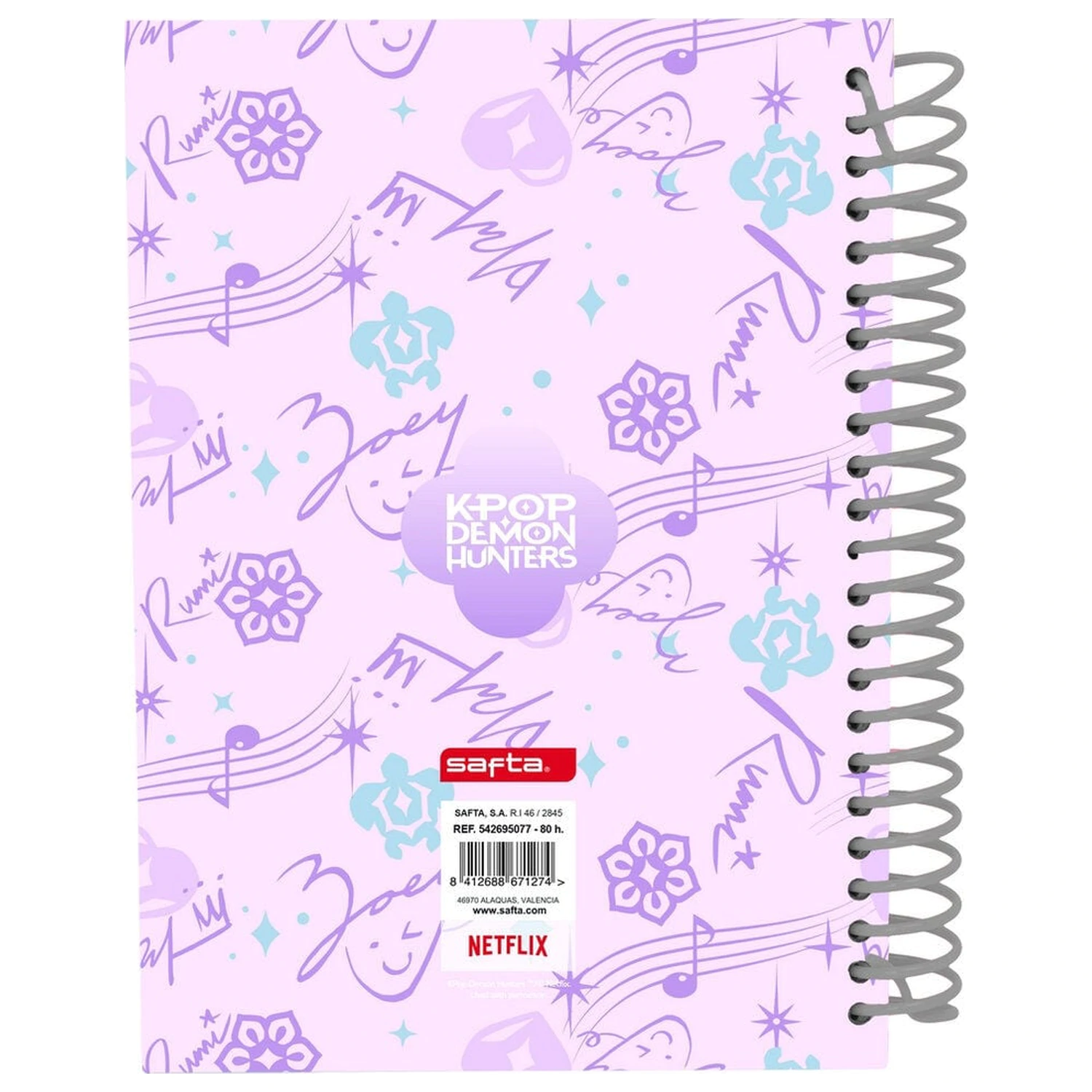 Kpop Demon Hunters Chibi A5 notebook product photo