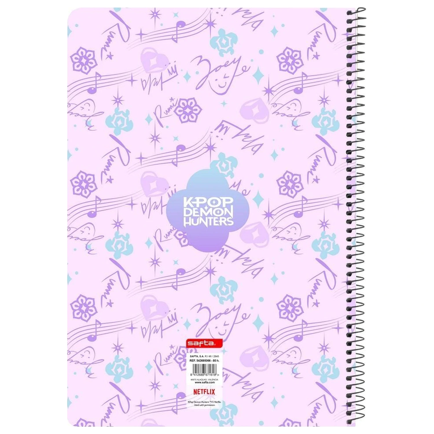 Kpop Demon Hunters Chibi A5 notebook product photo