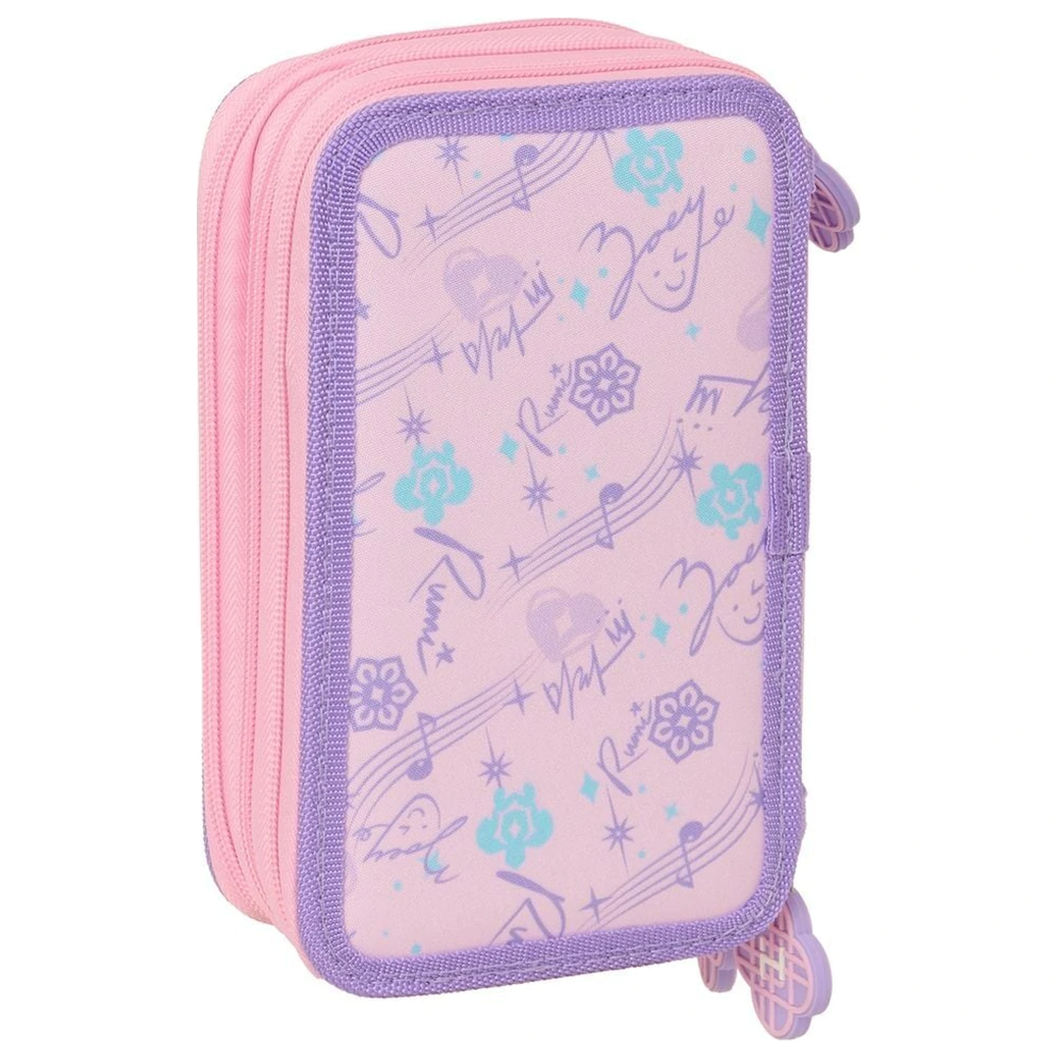 Kpop Demon Hunters Chibi triple pencil case 37pcs product photo