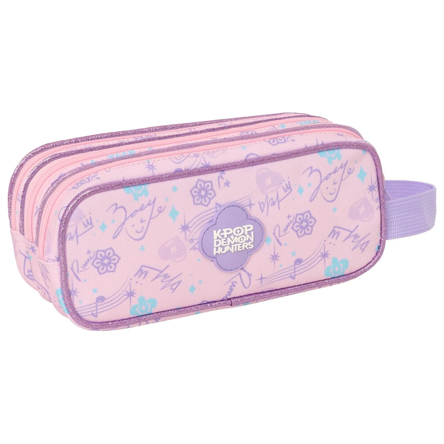 Kpop Demon Hunters Chibi triple pencil case product photo