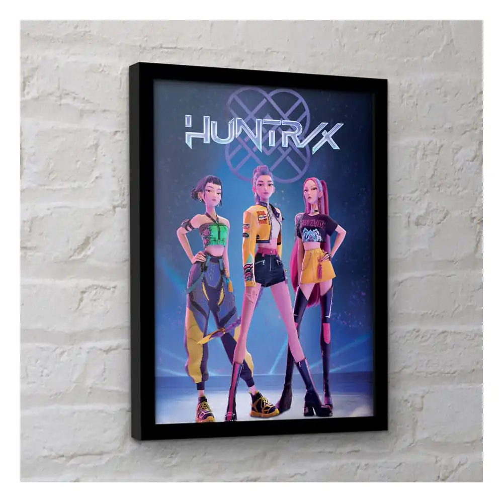 KPop Demon Hunters Collector Print Framed Poster Huntrix product photo