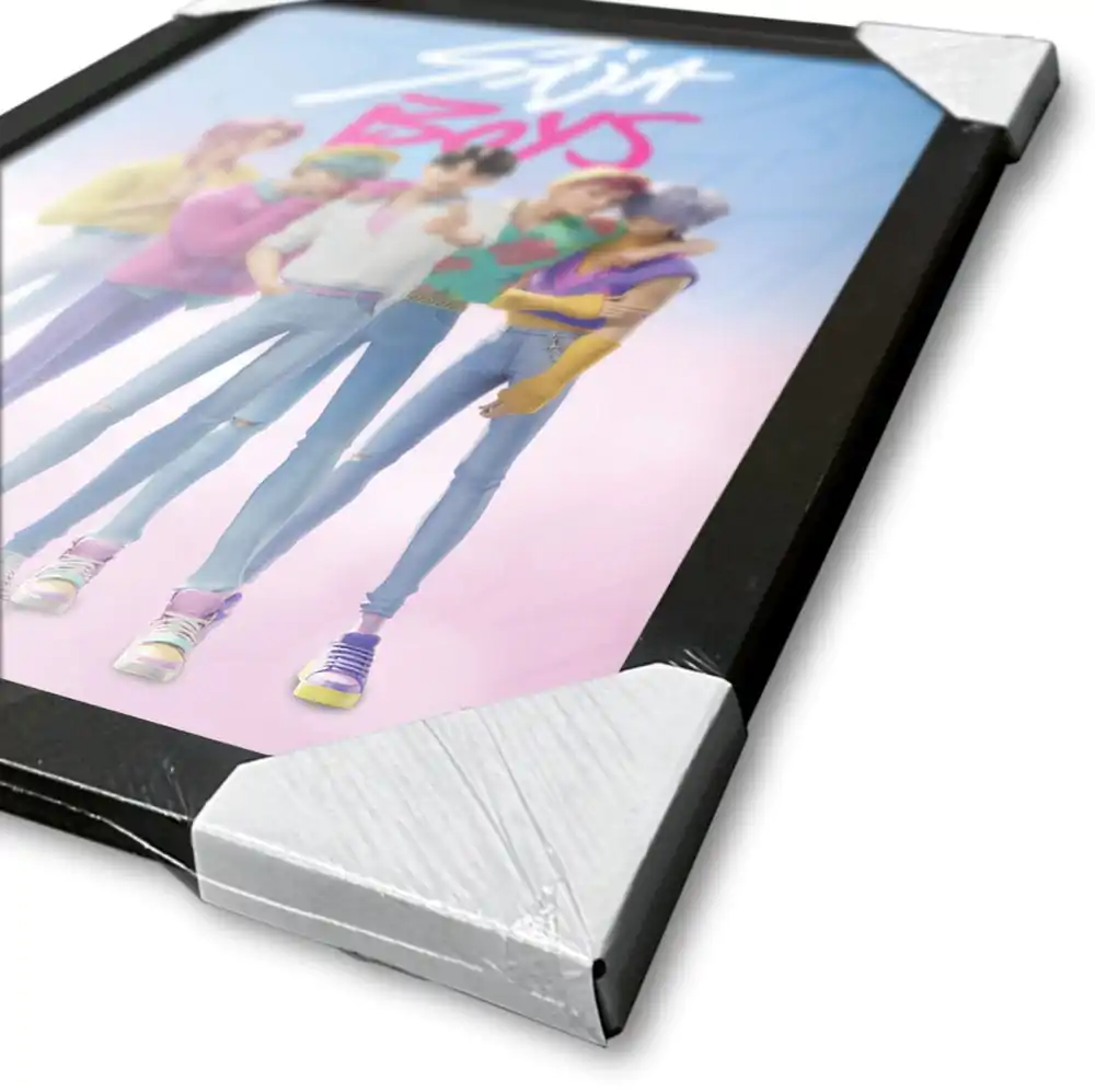 KPop Demon Hunters Collector Print Framed Poster Saja Boys product photo