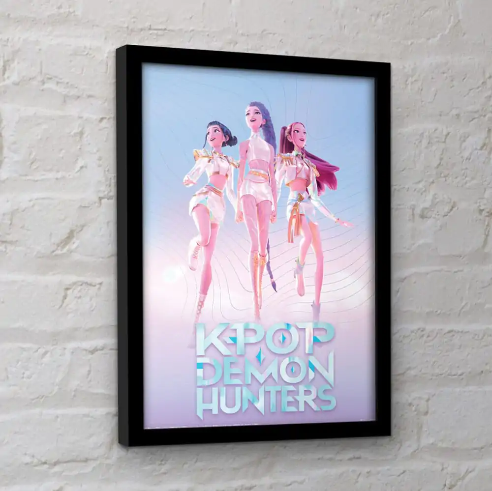 KPop Demon Hunters Collector Print Framed Poster Trio product photo