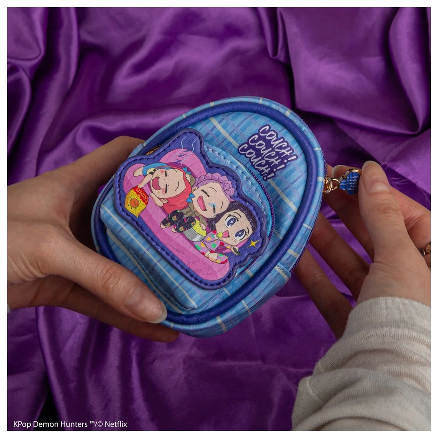 KPop Demon Hunters Keychain Pouch Couch Couch Couch product photo