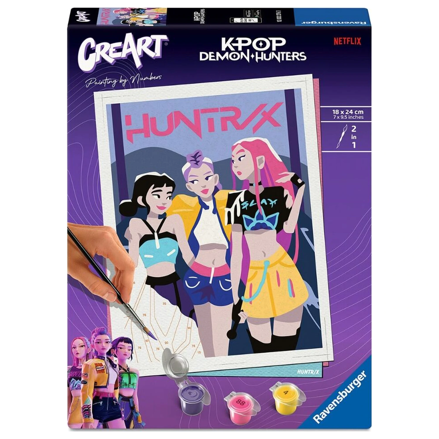 Kpop Demon Hunters CreArt Painting kit product photo