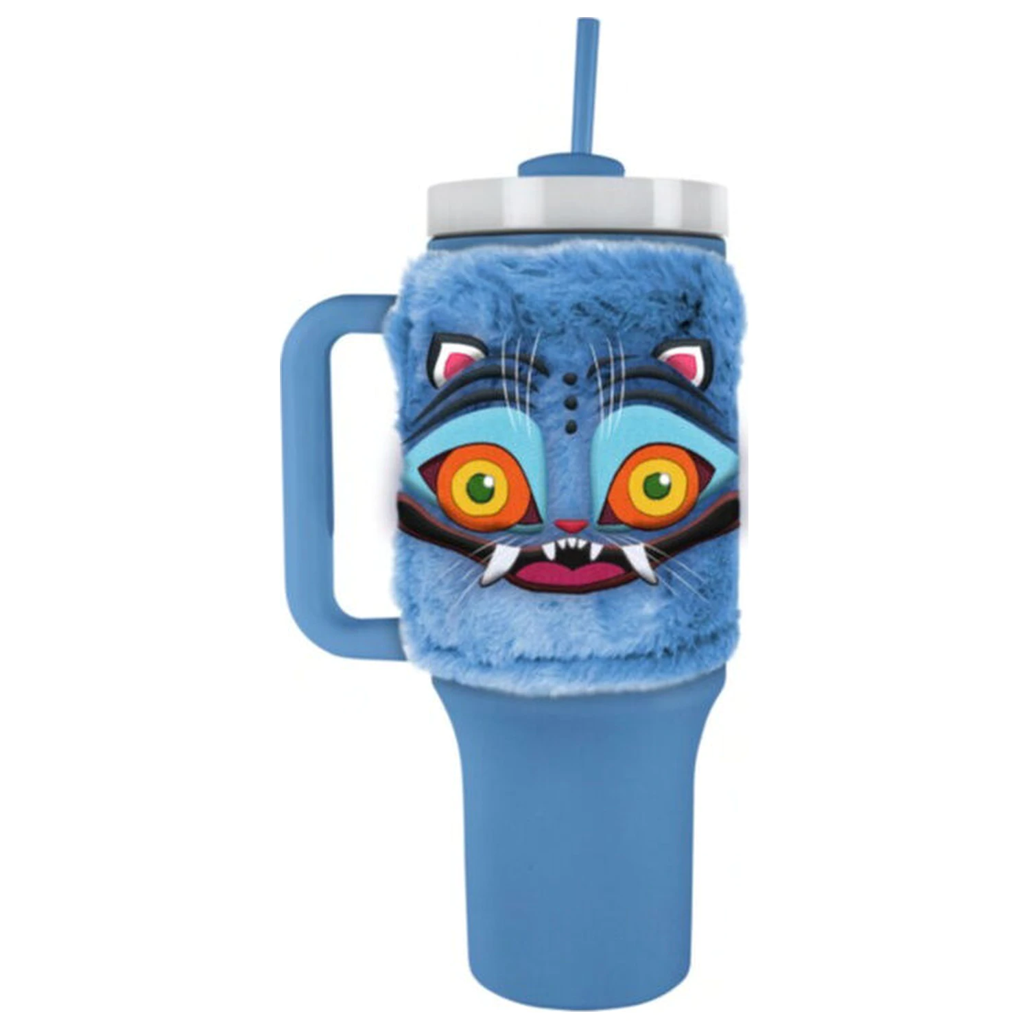 KPop Demon Hunters Derpy thermal mug with straw product photo