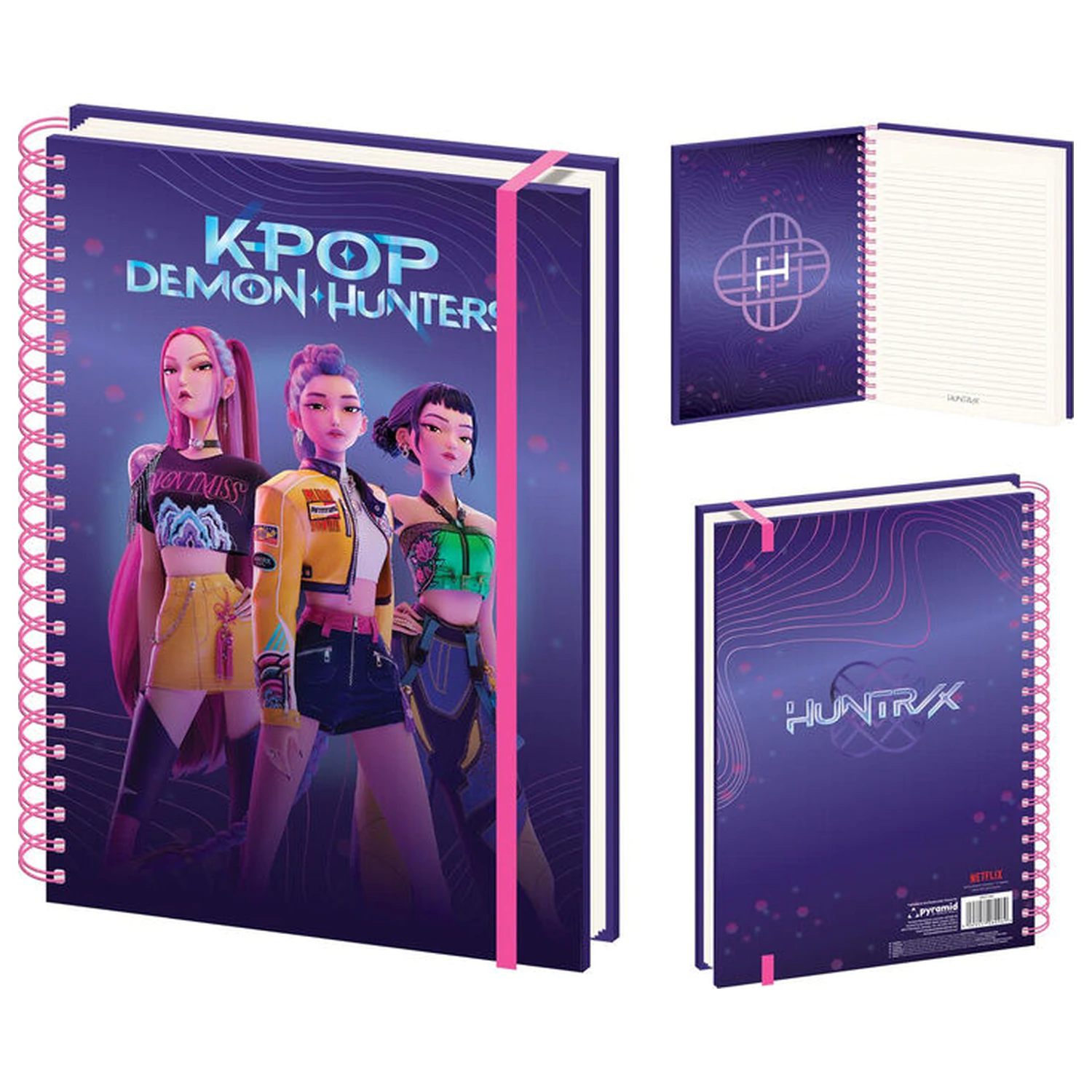 KPop Demon Hunters Derpy Huntrix A4 notebook product photo