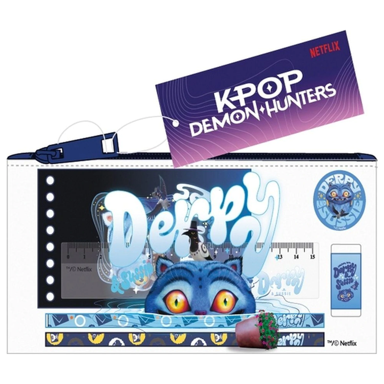 Kpop Demon Hunters Derpy activities pencil case product photo