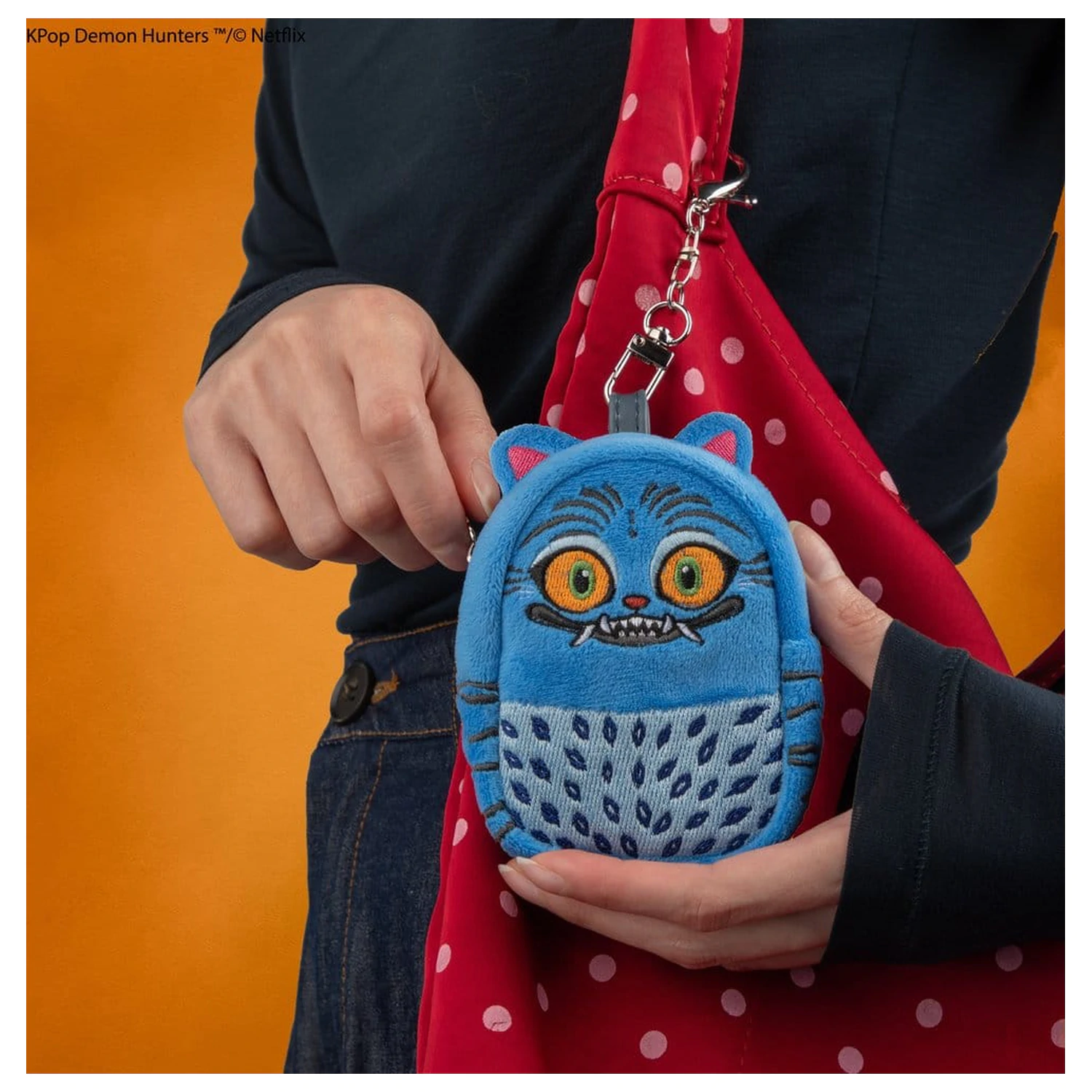 KPop Demon Hunters Keychain Pouch Derpy product photo