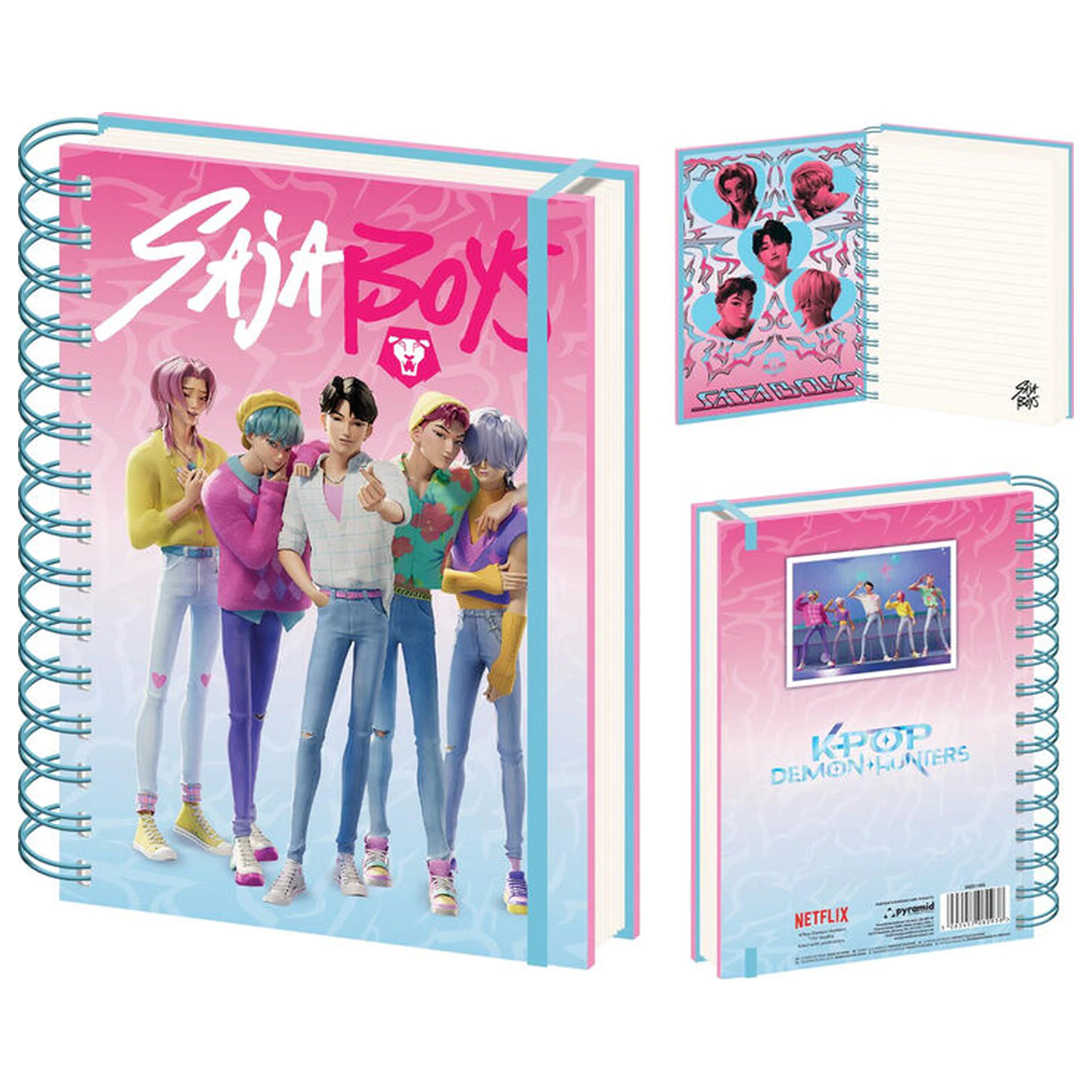 KPop Demon Hunters Derpy Saja Boys A5 notebook product photo