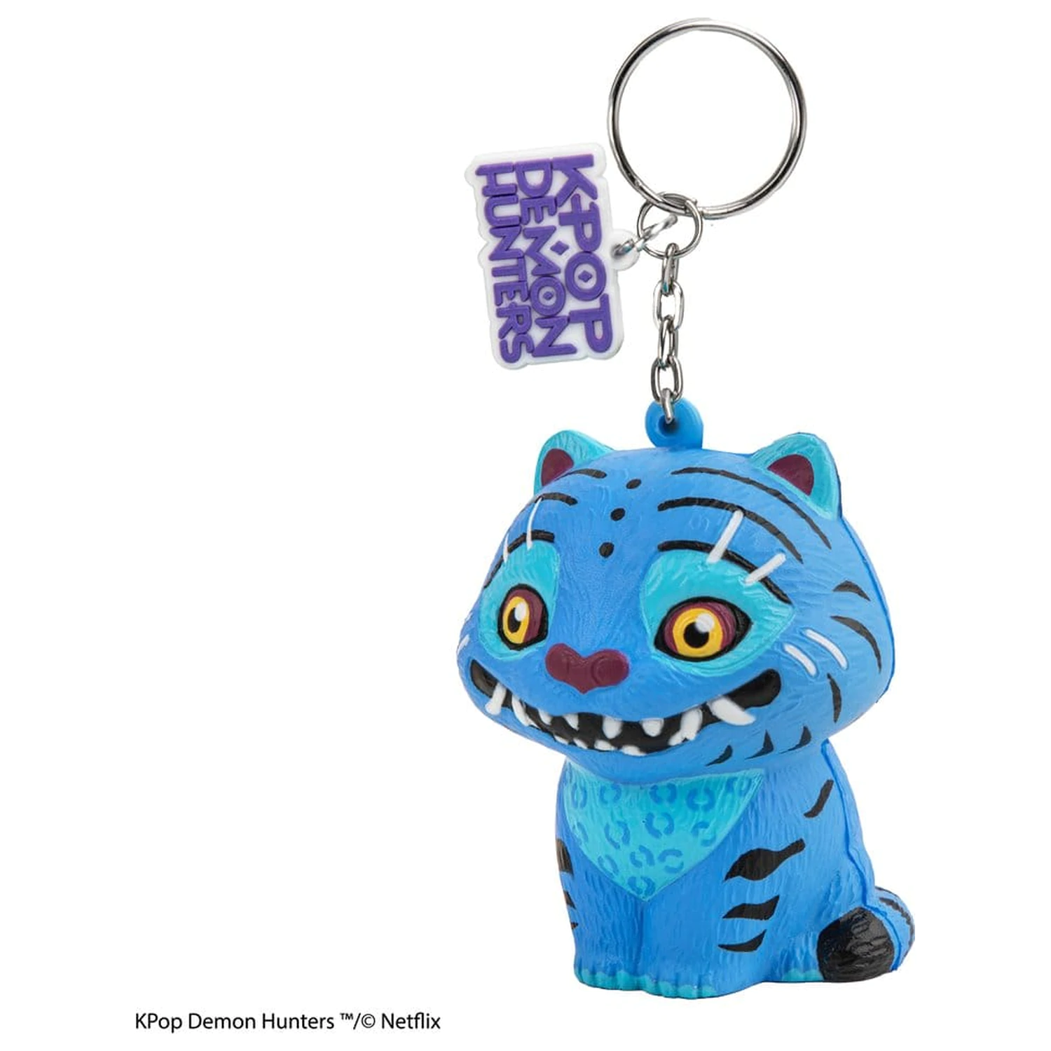 KPop Demon Hunters Squishy Keychain Derpy Tiger product photo