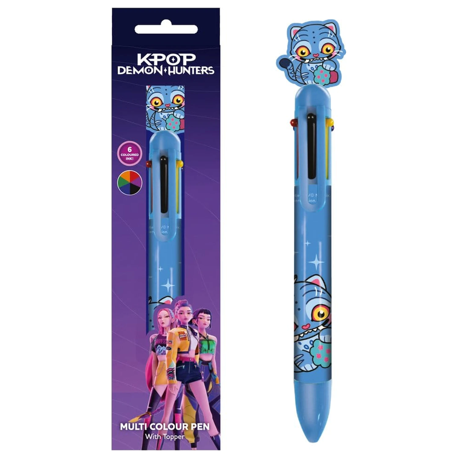 KPop Demon Hunters Multicoloured Pen Derpy Tiger product photo