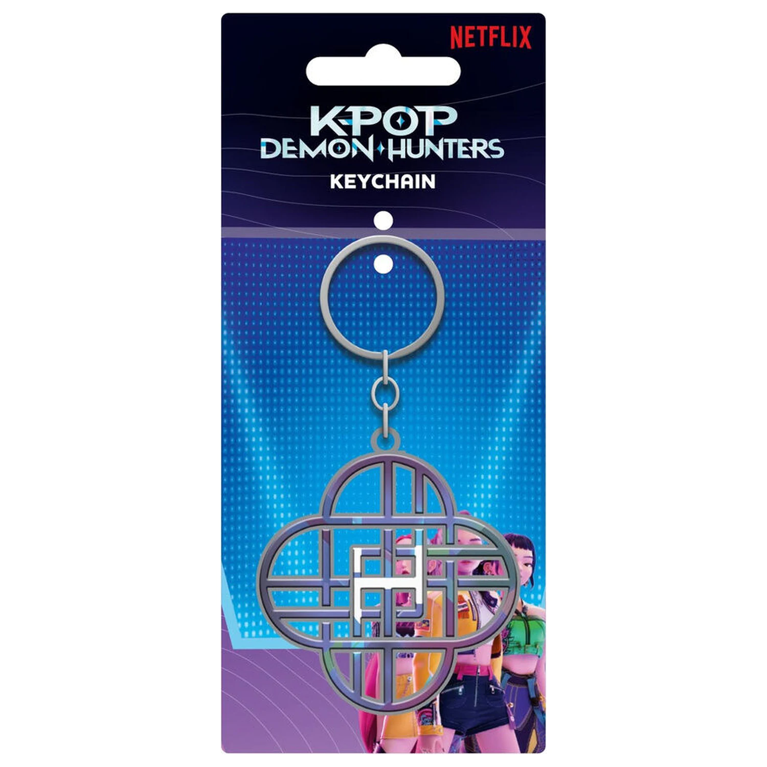 KPop Demon Hunters metal keychain product photo