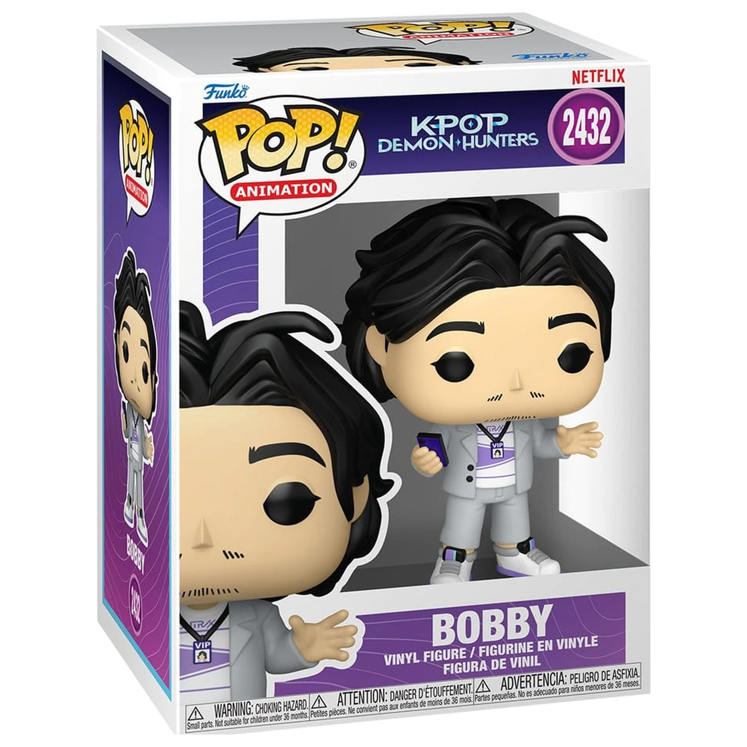KPop Demon Hunters Funko POP! Animation Vinyl Figure Bobby 9 cm product photo