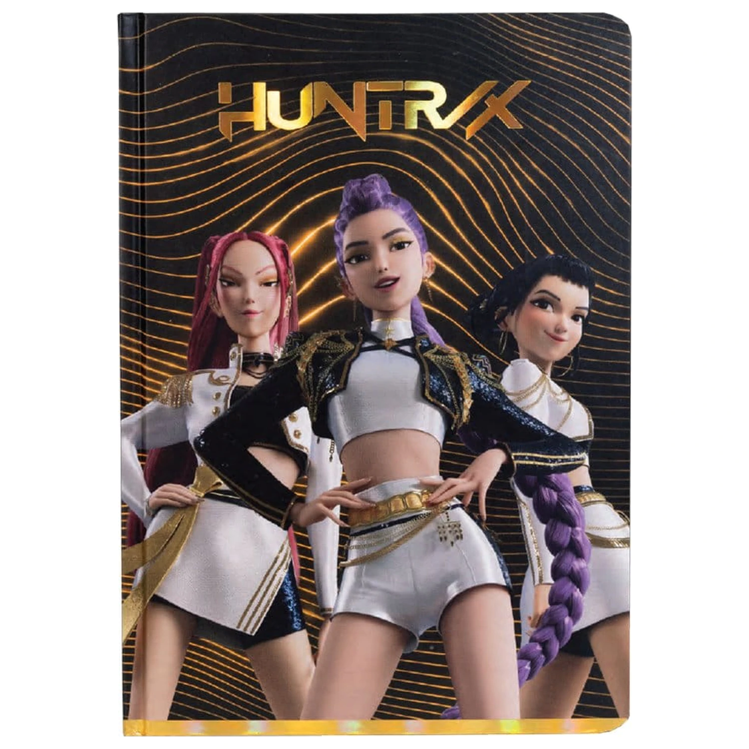 KPop Demon Hunters A5 Notebook Golden product photo