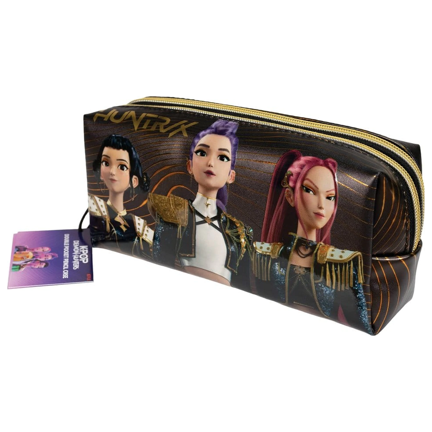 KPop Demon Hunters Pencil Case Golden product photo