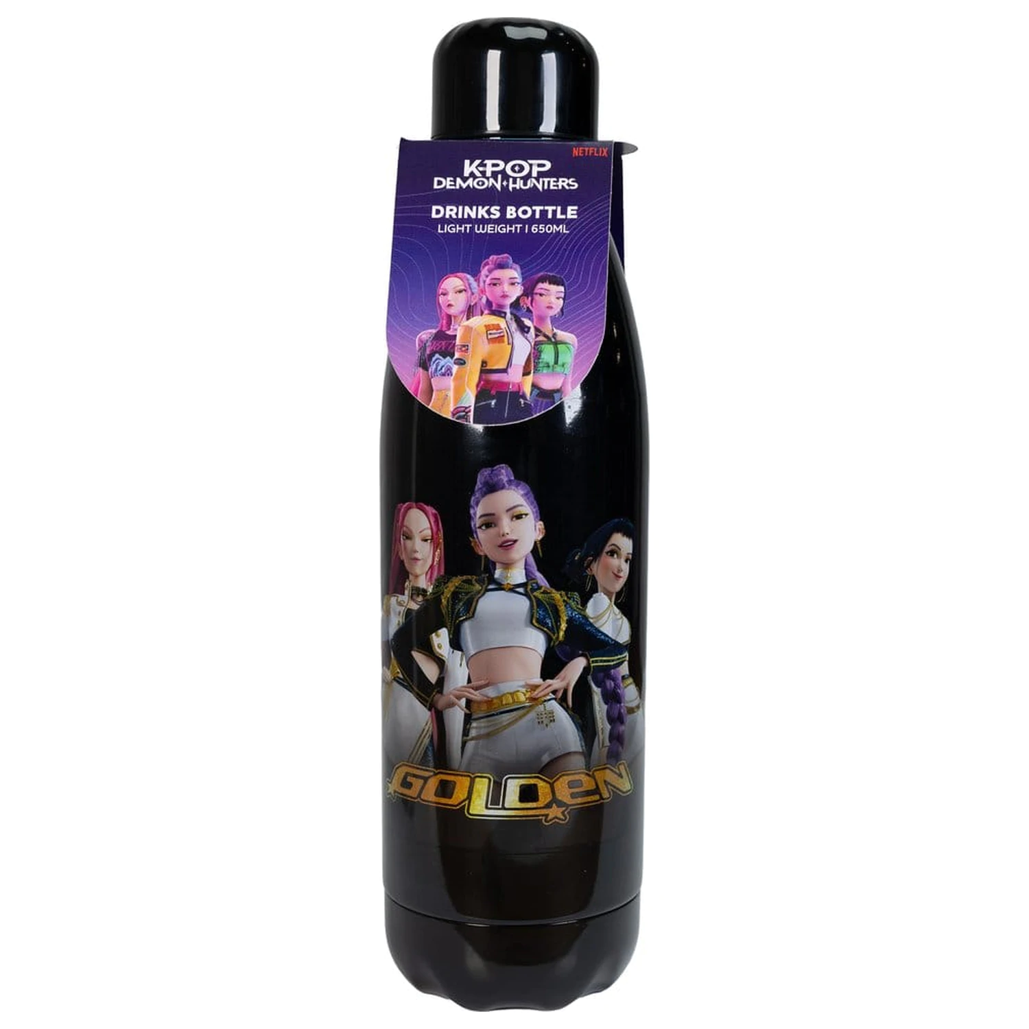KPop Demon Hunters Water Bottle Golden product photo