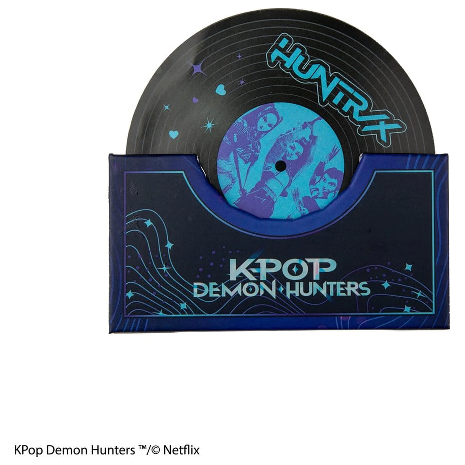 KPop Demon Hunters Set of 4 Coasters Hunters & Demons Soundtrack product photo