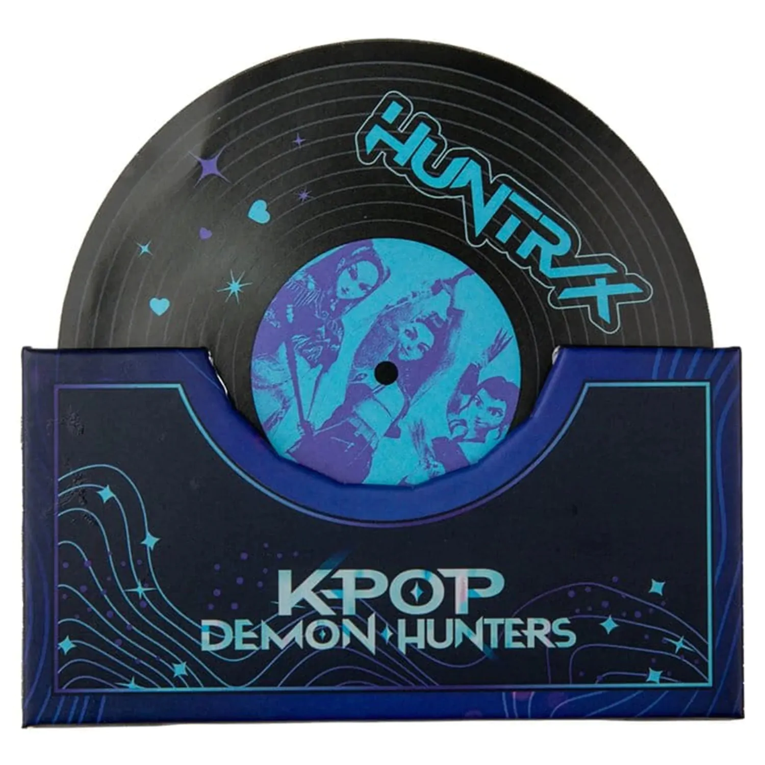 KPop Demon Hunters Set of 4 Coasters Hunters & Demons Soundtrack product photo