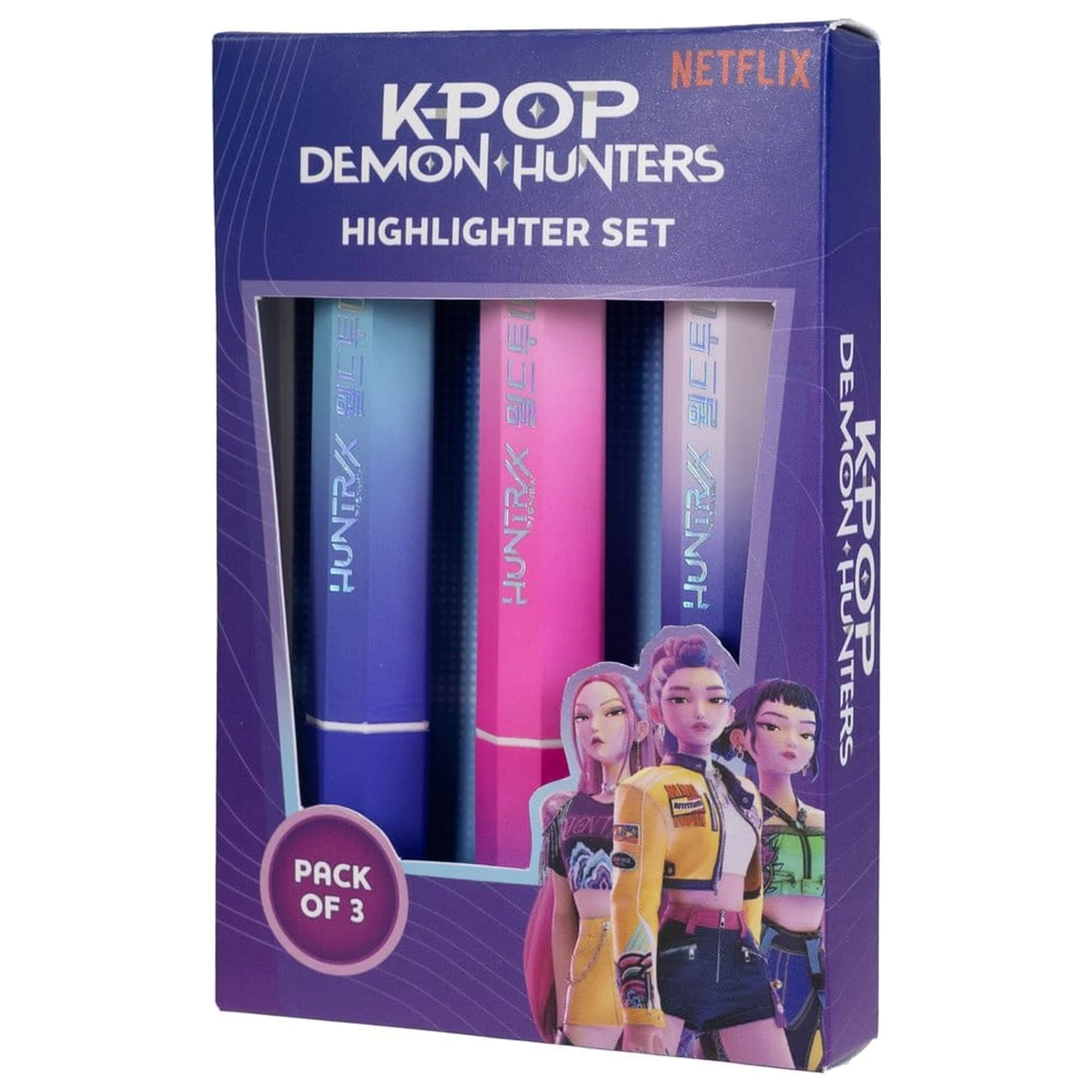 KPop Demon Hunters Highlighters 3-Pack Huntr/x product photo