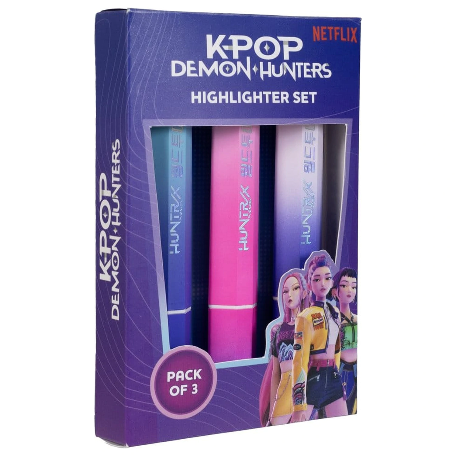 KPop Demon Hunters Highlighters 3-Pack Huntr/x product photo