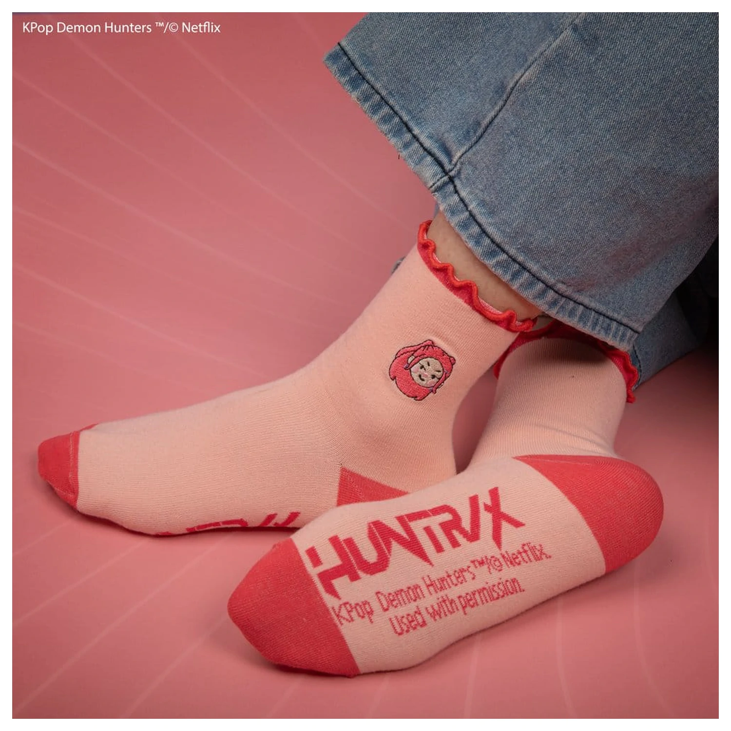 KPop Demon Hunters Socks Set of 3 HUNTR/X product photo
