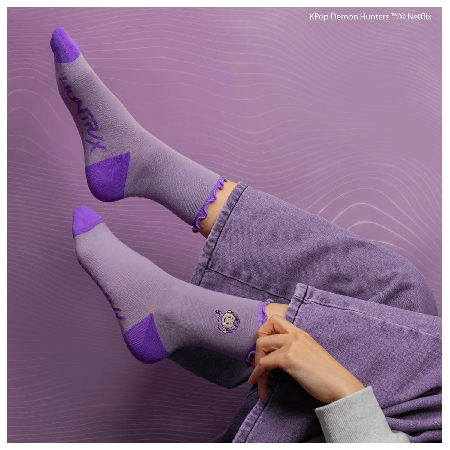 KPop Demon Hunters Socks Set of 3 HUNTR/X product photo